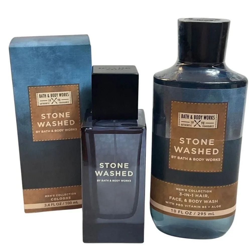 Bath and Body Works MEN’S STONE WASHED 2 Piece Set